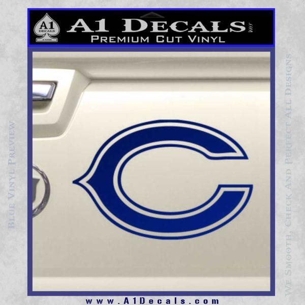 Bears C Logo - Chicago Bears C Decal Sticker A1 Decals