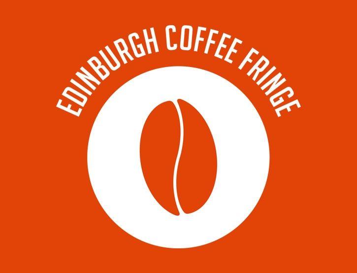 Fringed Red Circle Brand Logo - Edinburgh Coffee Fringe - twohundredby200
