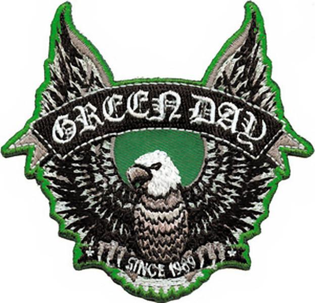 Green Day Band Logo - Green Day Iron On Patch Eagle Logo