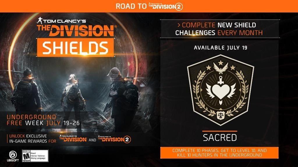 The Division Phoenix Shield Logo - Play The Division's Underground DLC Free for a Limited Time