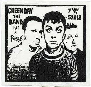 Green Day Band Logo - Green Day The Band Has A Posse Logo Music Band sew