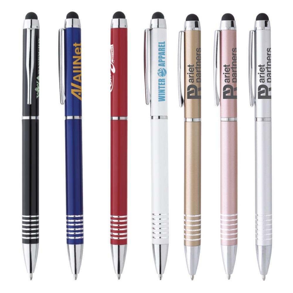 Twist Pen Logo - Twist Stylus Pen Promotional Products