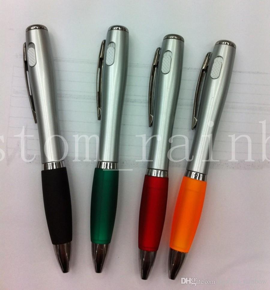 Twist Pen Logo - New Style Silver Light Ball Pen Twist Pen Promotion Plastic Ball Pen ...