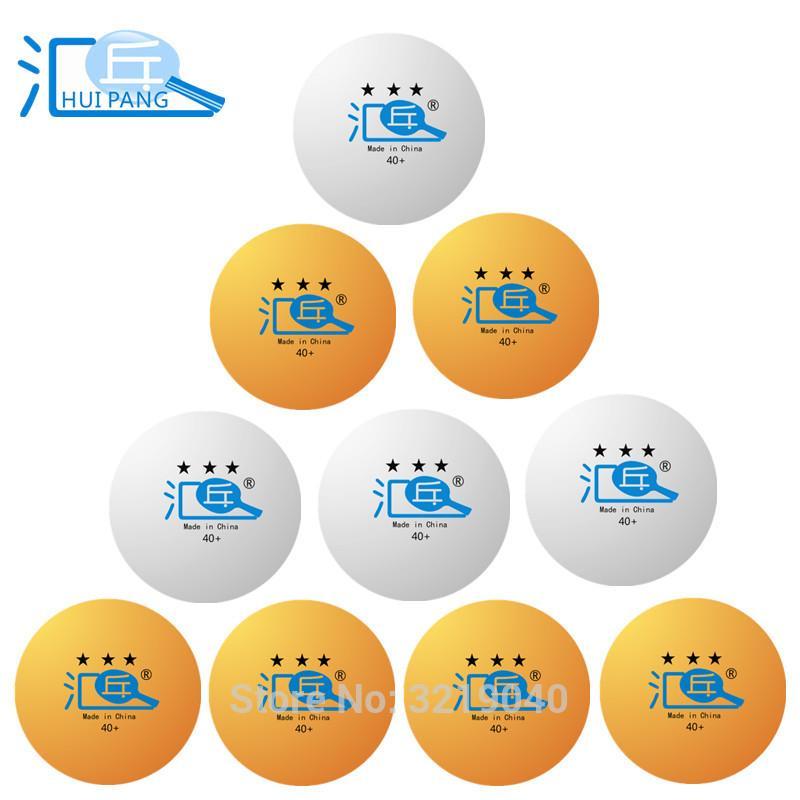Orange and White Robot Logo - 2019 HUIPANG 3 Star Table Tennis Ball 40+ New Material PingPong ...