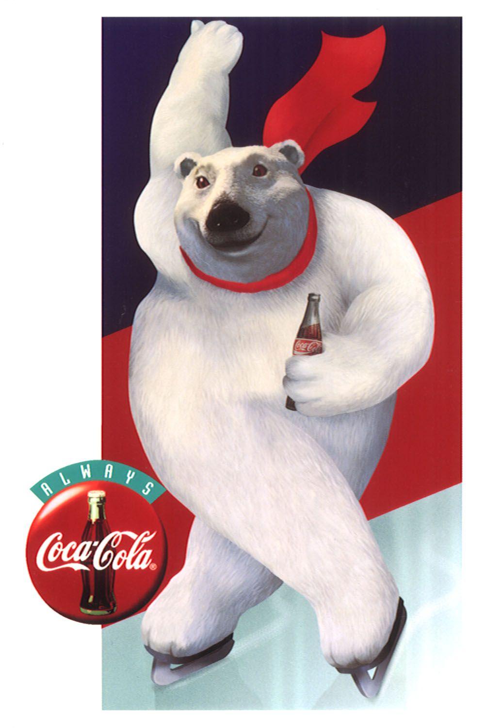 Coca-Cola Polar Bear Logo - Polar Bear Ice Skating: The Coca Cola Company