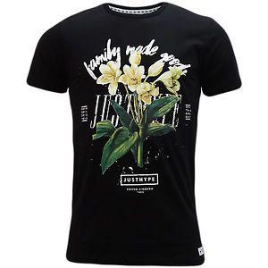 Black Flower Logo - Hype Black Flower Logo T-Shirt - Family Floral | eBay