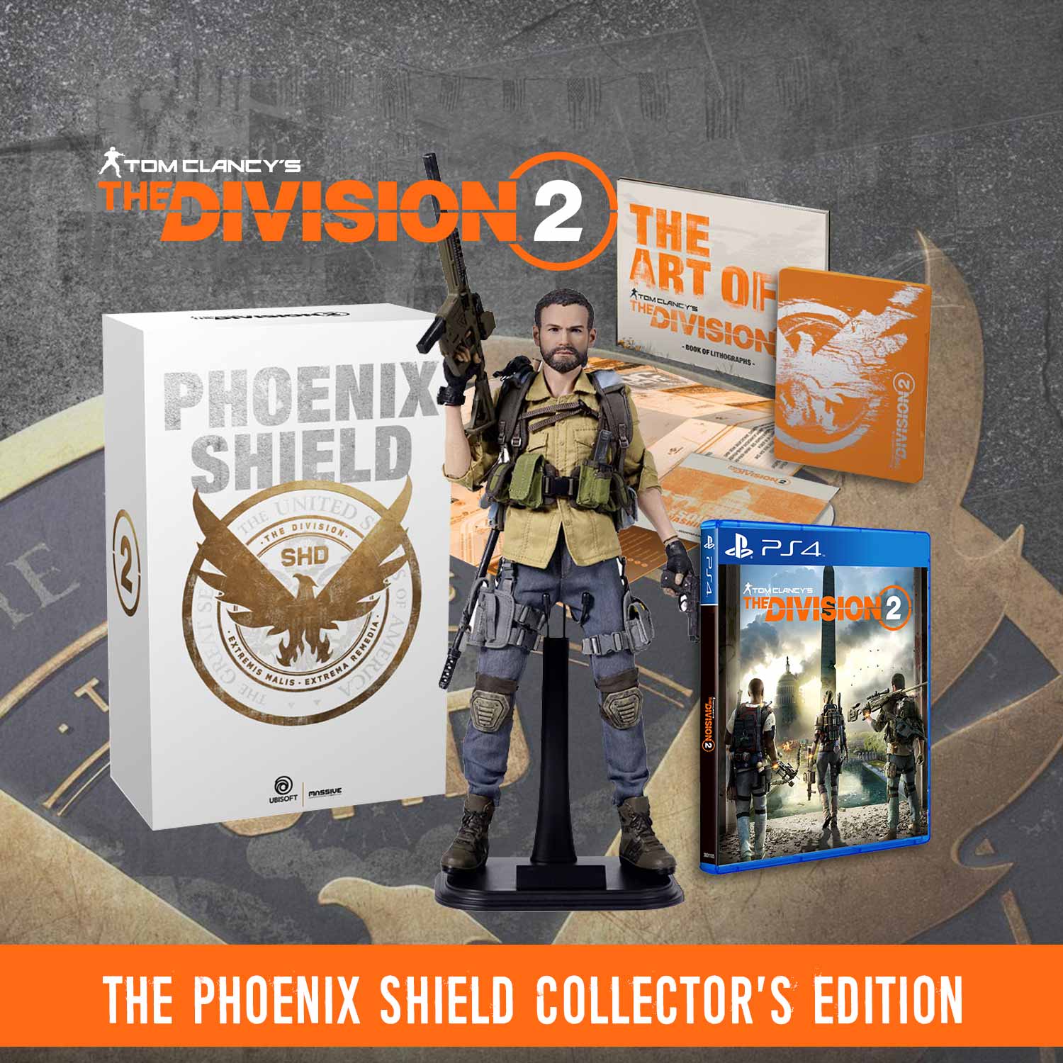 The Division Phoenix Shield Logo - PS4] Tom Clancy's The Division 2 [The Phoenix Shield Collector's ...