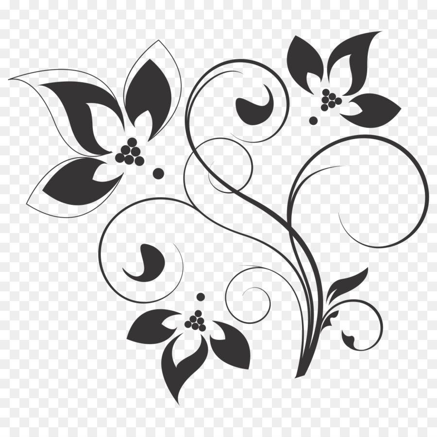 Black Flower Logo - Wedding invitation Flower Logo Paper - arabesco png download - 1201 ...