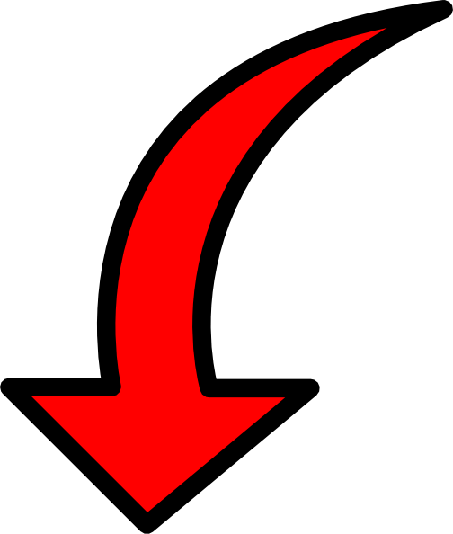 Diagonal Red Arrow Logo - Red Curved Arrow - Cliparts.co