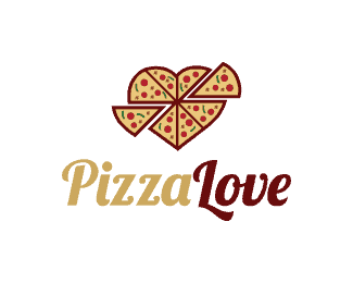 Food Shaped Logo - Creative Pizza Logo Designs for Inspiration