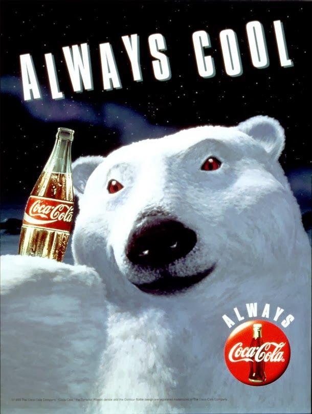 Coca-Cola Polar Bear Logo - Whether you are a fan of Coca-Cola or not, its logo is eye-catching ...