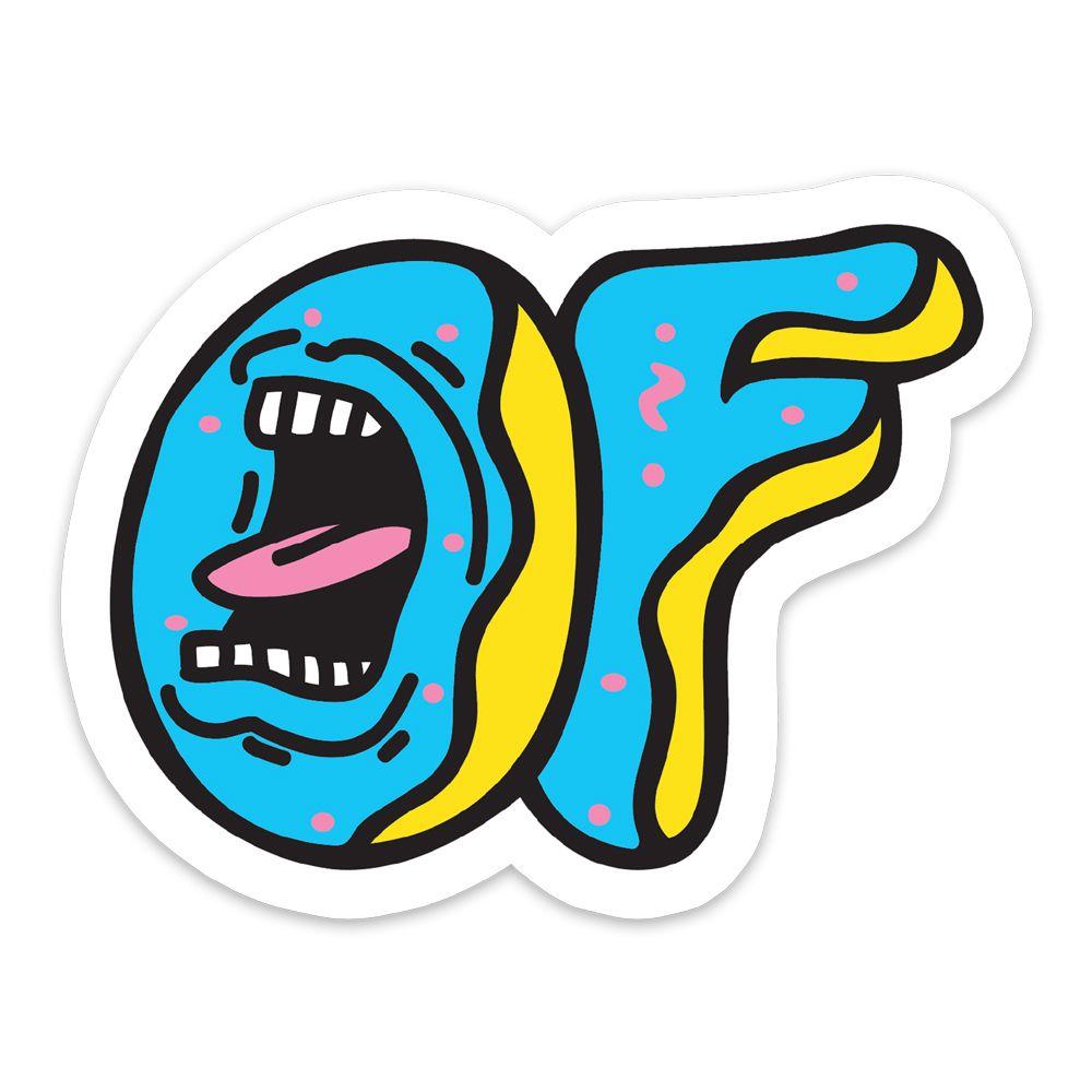 Odd Future Logo - Odd Future Official Store. SCREAMING OF X SANTA CRUZ STICKER