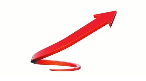 Diagonal Red Arrow Logo - Red arrow up High Resolution Hi Res Video