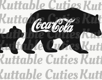 Coca-Cola Polar Bear Logo - Coca cola polar bear | Etsy