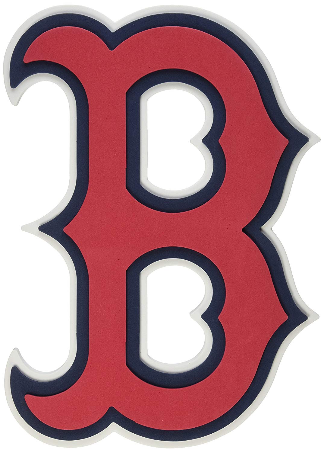Red and Orange B Logo - Foam Fanatics Boston Red Sox Foam B Logo Sign: Amazon.co.uk: Kitchen