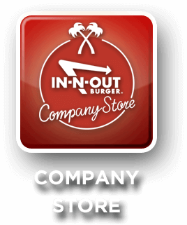 Diagonal Red Arrow Logo - In N Out Burger