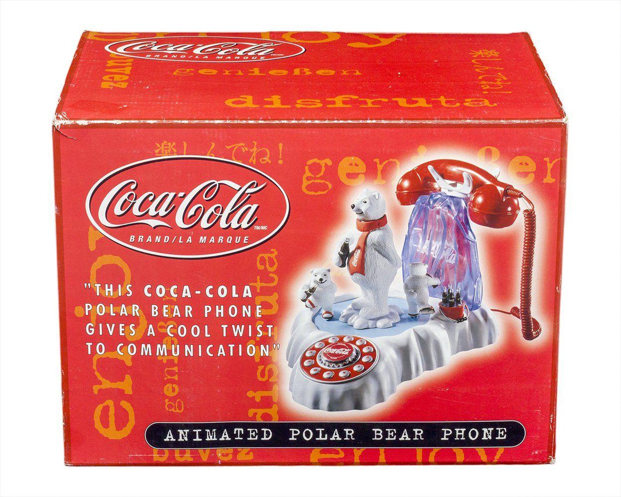 Coca-Cola Polar Bear Logo - Amazon.com : Coca Cola Animated Polar Bear Phone : Telephones ...