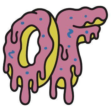 Ofwgtka Logo - Drippy Donut Font | Logo | Odd future, Future, Odd future wallpapers