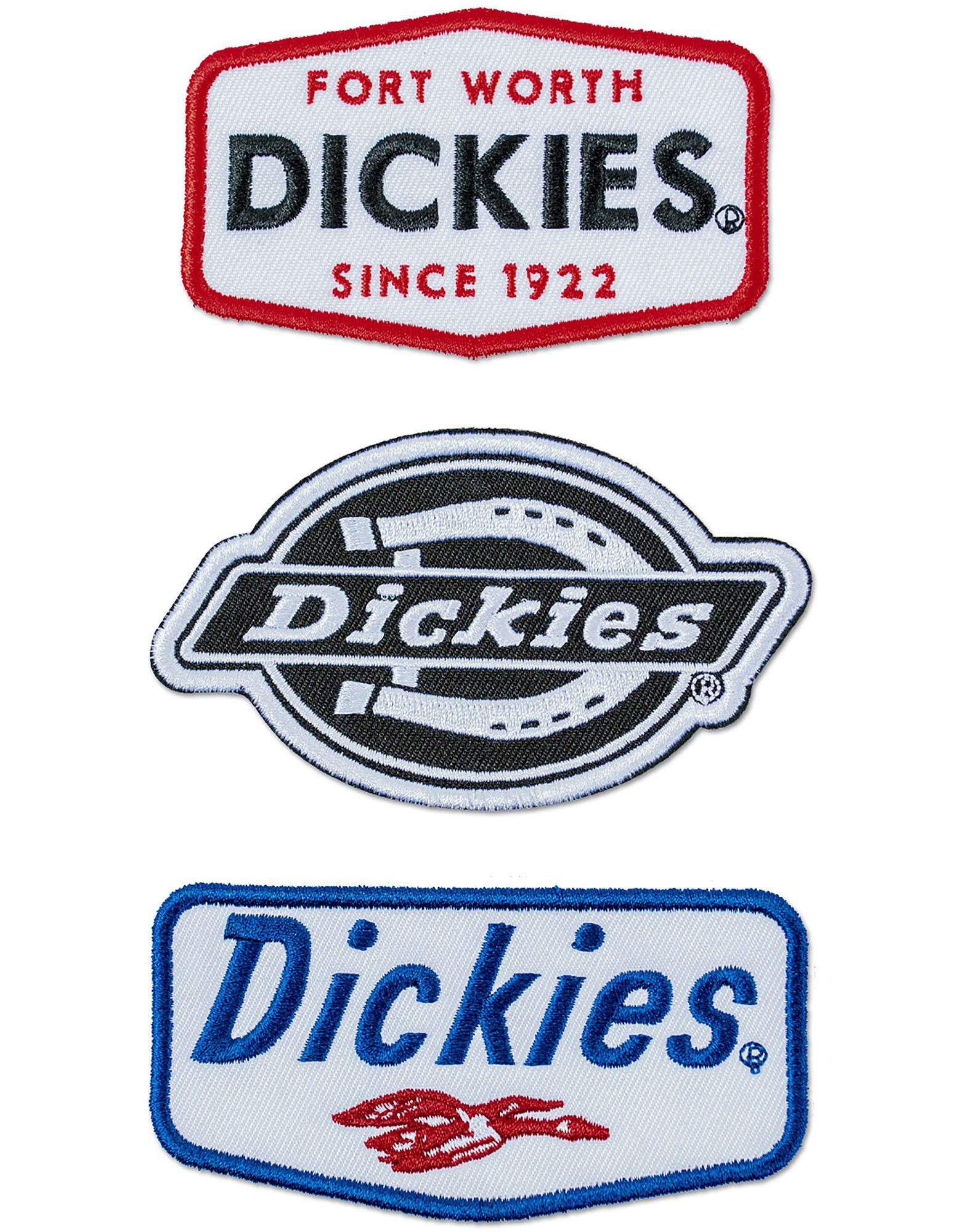 Dickies Logo - Dickies Logo Iron On Patches, 3 Pack