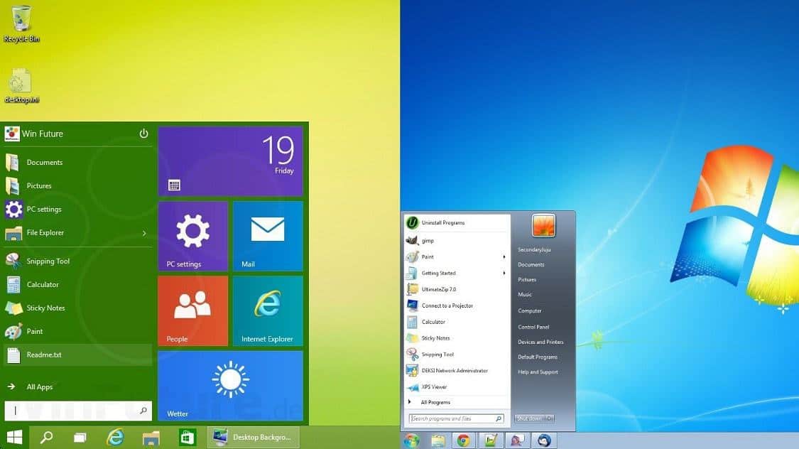 Old Windows Computer Logo - Windows 7 vs. Windows 8 Comparison: Old Meets New