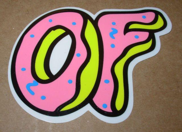 Odd Future Logo - Odd Future OFWGKTA Sticker Donut of Band Logo Decal Tyler