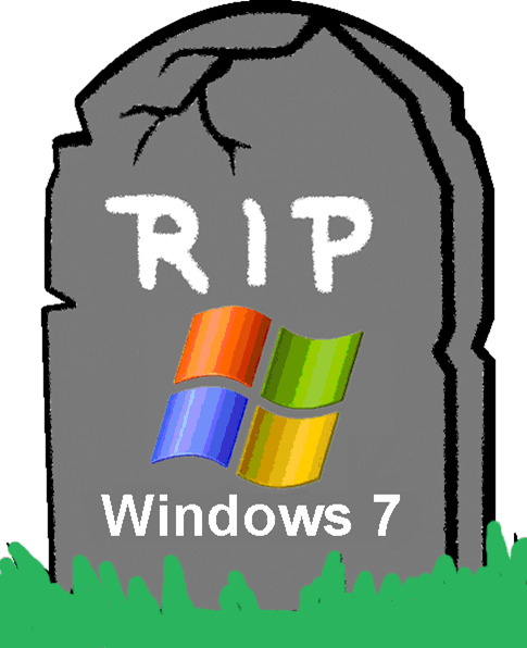 Old Windows Computer Logo - Windows 10 upgrade