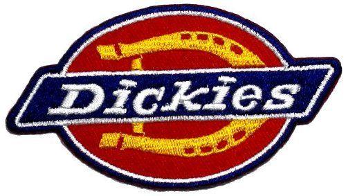 Dickies Logo - 1.9 x 3.4Dickies DIY Embroidered Sew Iron on Patch: Amazon.co.uk