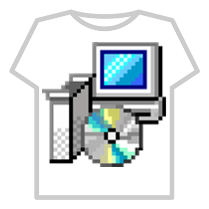 Old Windows Computer Logo - old windows computer symbol transparent - Roblox