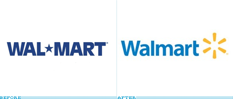 Waltmart Logo - Brand New: Less Hyphen, More Burst for Walmart