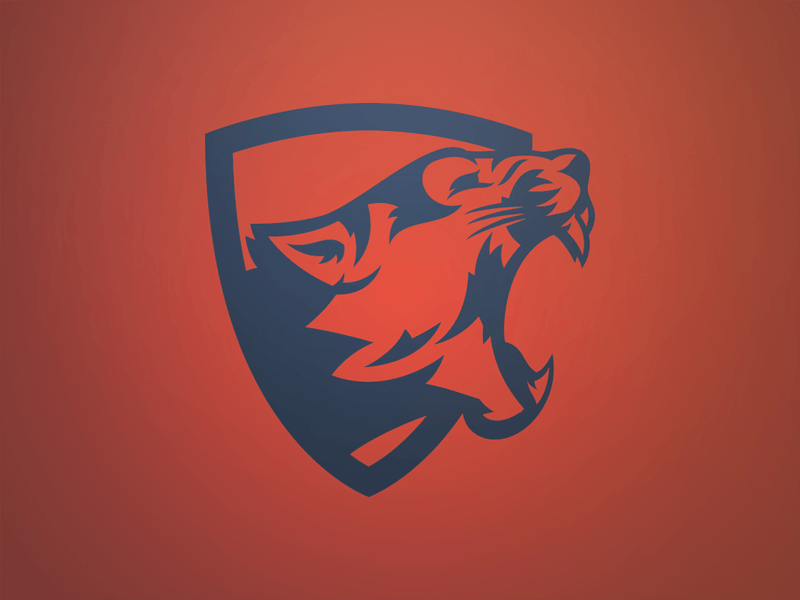 Mountain Lion Logo - 1 Color Animal Logos | Cougar/Mountain Lion/Panther by Adam Eargle ...
