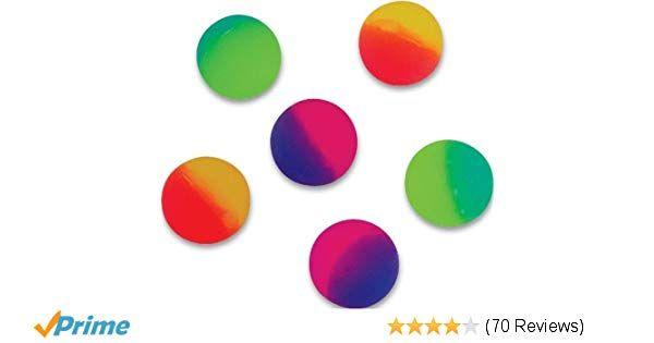 Ball Bounce Logo - 38mm Icy Ball Bouncy Balls 1 Dozen: Home & Kitchen