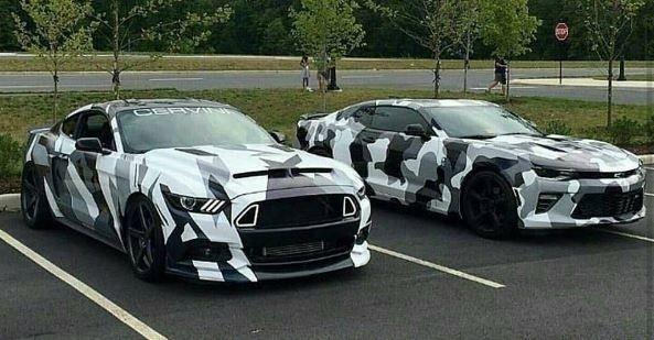 Camo Mustang Logo - S550 Ford Mustang, Sixth-Gen Chevrolet Camaro Become Urban ...