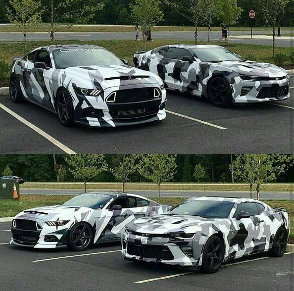 Camo Mustang Logo - S550 Ford Mustang, Sixth-Gen Chevrolet Camaro Become Urban ...