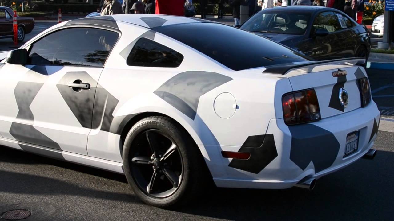 Camo Mustang Logo - Camouflage Mustang GT - YouTube