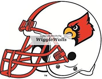 Cardinals Football Logo - Amazon.com: 5 Inch Cardinal Football University of Louisville ...