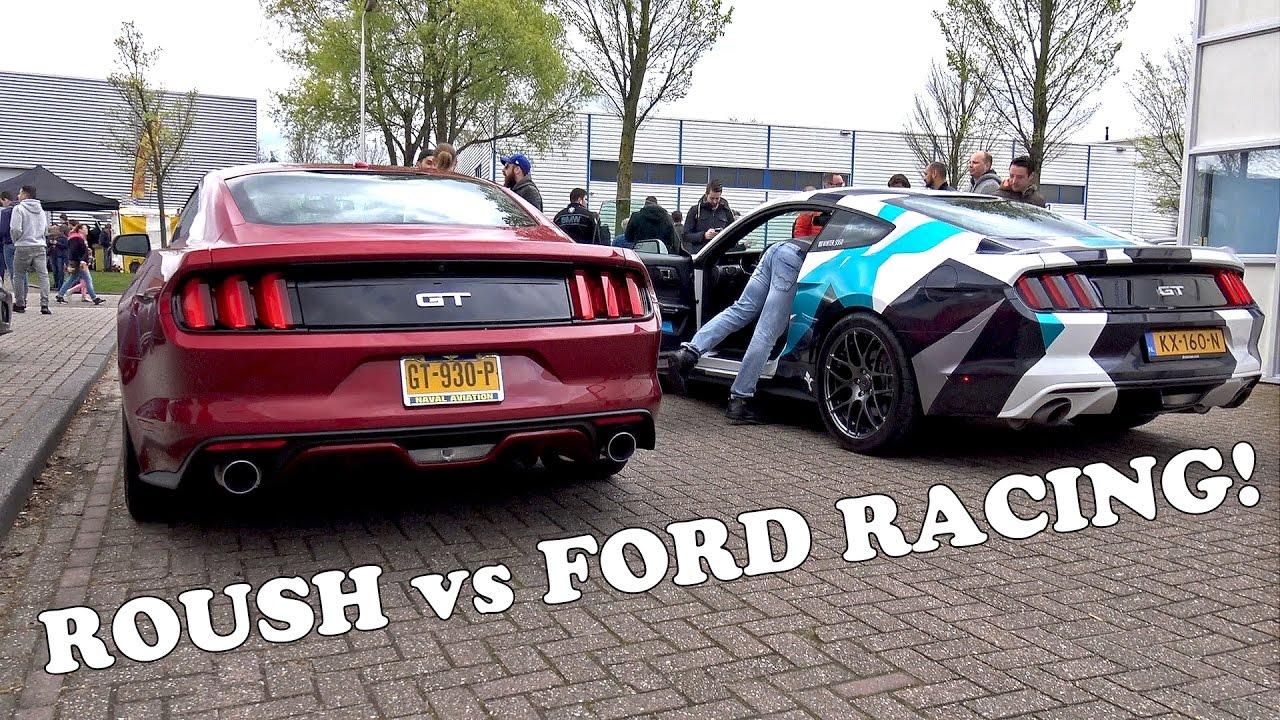 Camo Mustang Logo - Ford Mustang GT Roush vs Ford Racing Exhaust! REVS! - YouTube