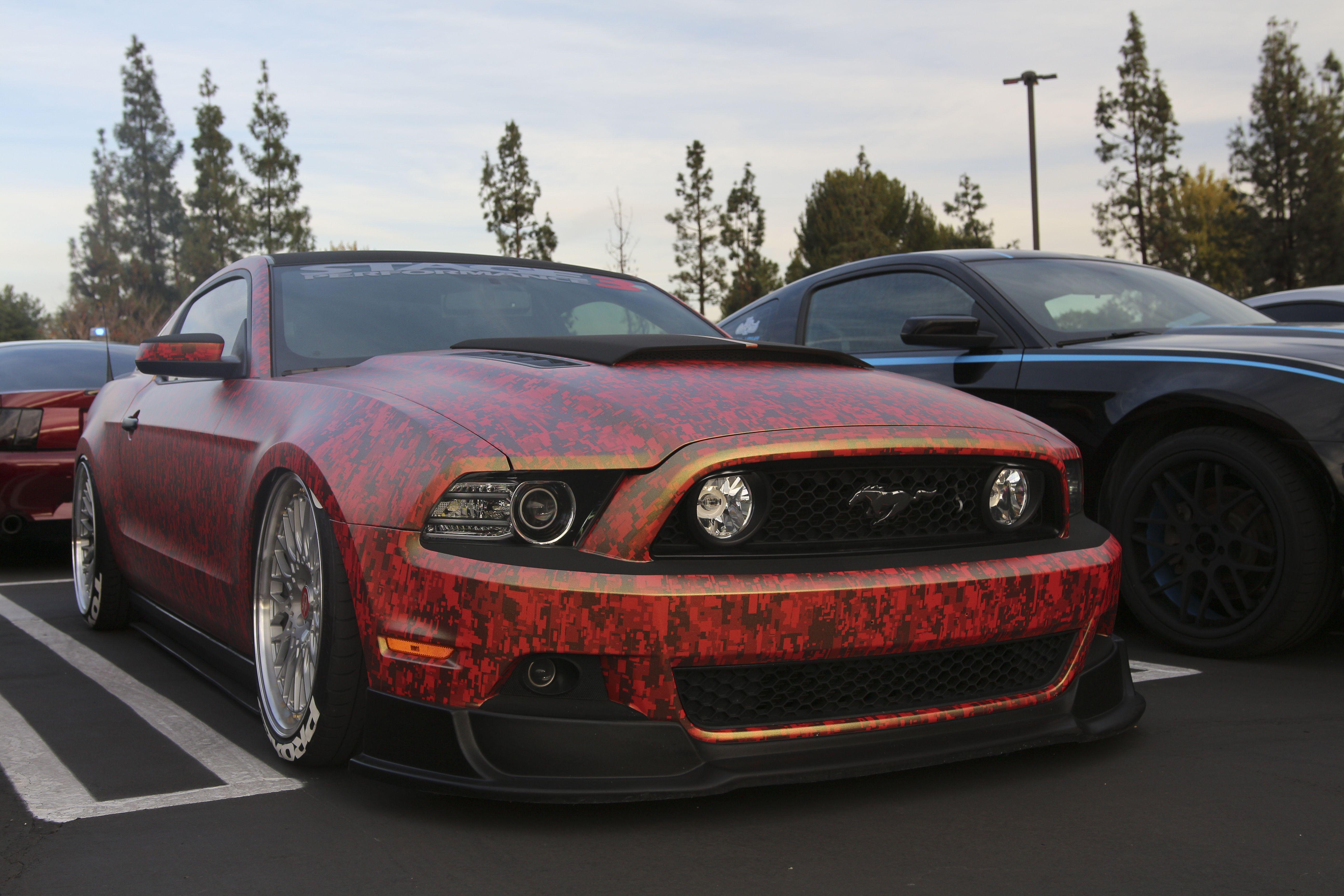 Camo Mustang Logo - Camo Mustang | MadWhips