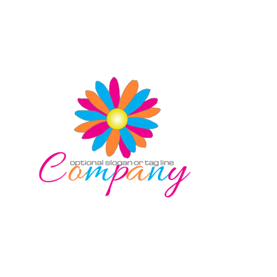 Rainbow Flower Logo - Rainbow Flower Logo Maker