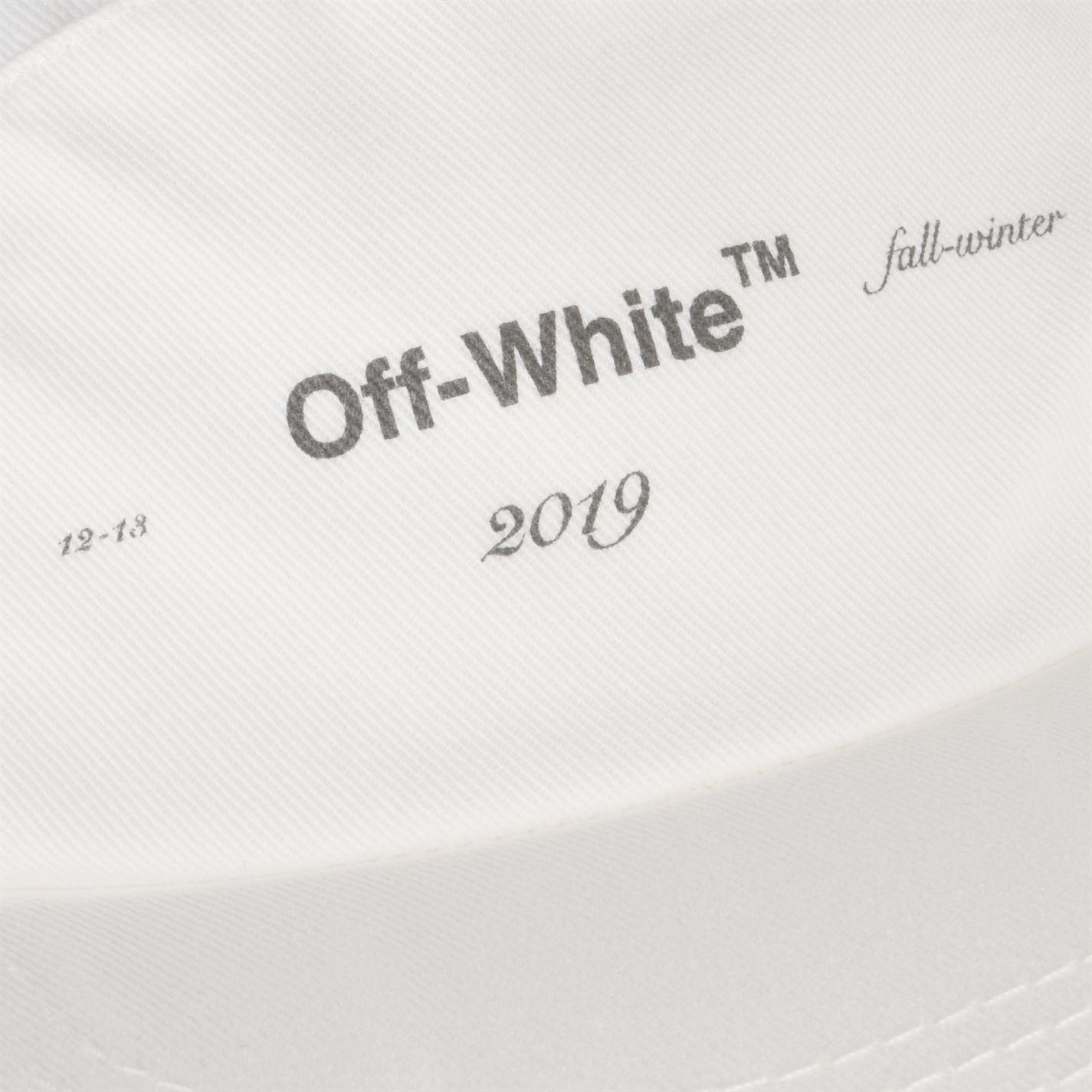 Off White Virgil Abloh Logo - Lyst - Off-White c/o Virgil Abloh Logo Cap in White for Men