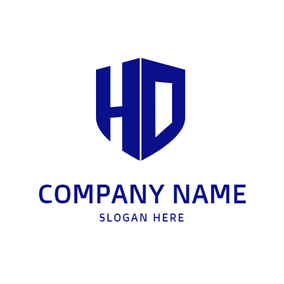 White and Blue D-Logo Logo - 60+ Free 3D Logo Designs | DesignEvo Logo Maker
