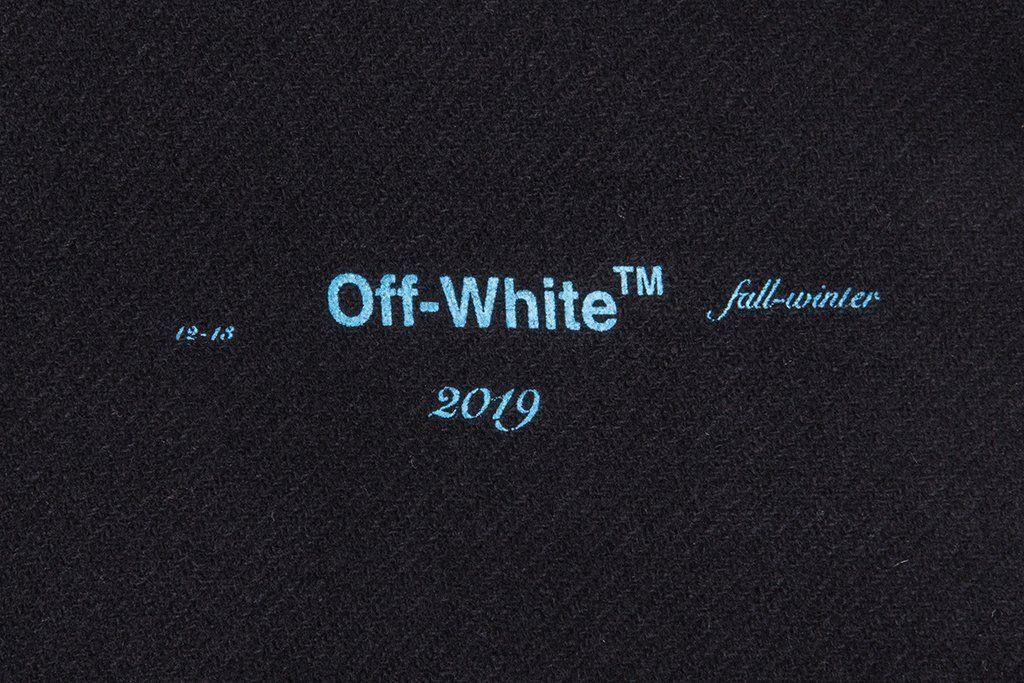 Off White Virgil Abloh Logo - Off-White c/o Virgil Abloh Diag Gradient Varsity Jacket - Black ...
