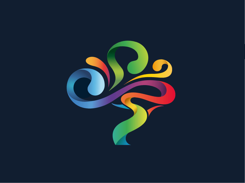 Colorful Tree Logo - Colorful Tree Logo by Edu Torres | Dribbble | Dribbble