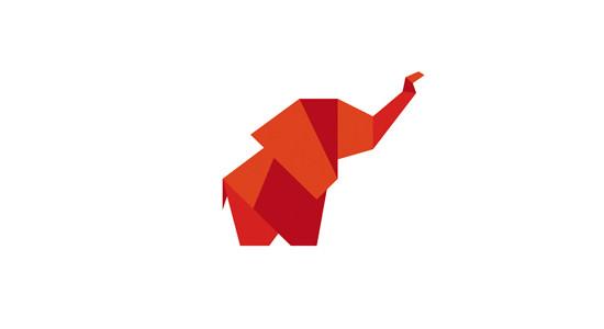 Red Animal Logo - Low Polygon Logo Designs: 45 Amazing Animal Logos