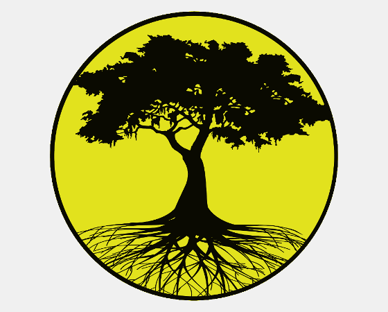 Tree in a Yellow Circle Logo - blog-tree-of-life-yellow - Judith Barr