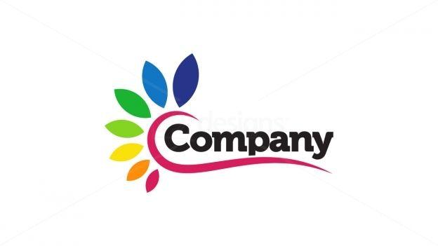 Rainbow Flower Company Logo - Rainbow flower on 99designs Logo Store | Sarjay website n marketing ...