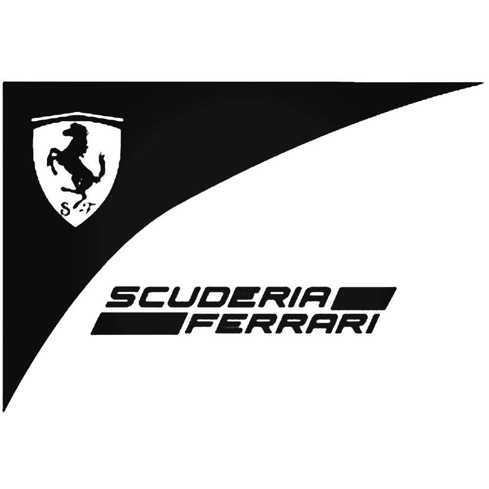 Scuderia Ferrari Logo - Scuderia Ferrari Logo Vector Free Now Aftermarket Decal Sticker ...