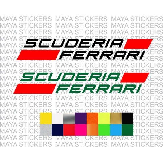 Scuderia Ferrari Logo - Scuderia Ferrari logo stickers in custom colors and sizes