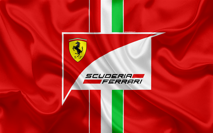 Scuderia Ferrari Logo - Download wallpapers Scuderia Ferrari Formula 1, 4K, racing team ...