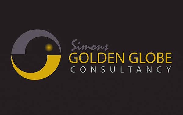 Disin Gold Globe Logo - Globe Logo Designs | World, Blue, Golden Globe Logos Design Image