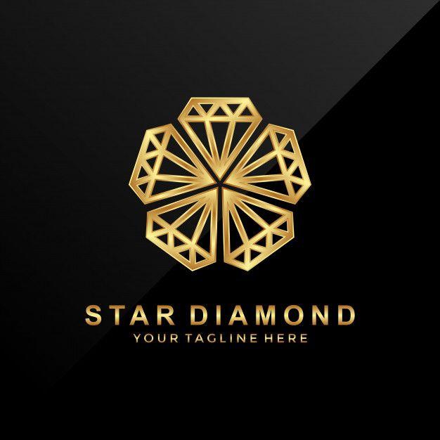 Star Diamond Logo - Star diamond logo Vector | Premium Download